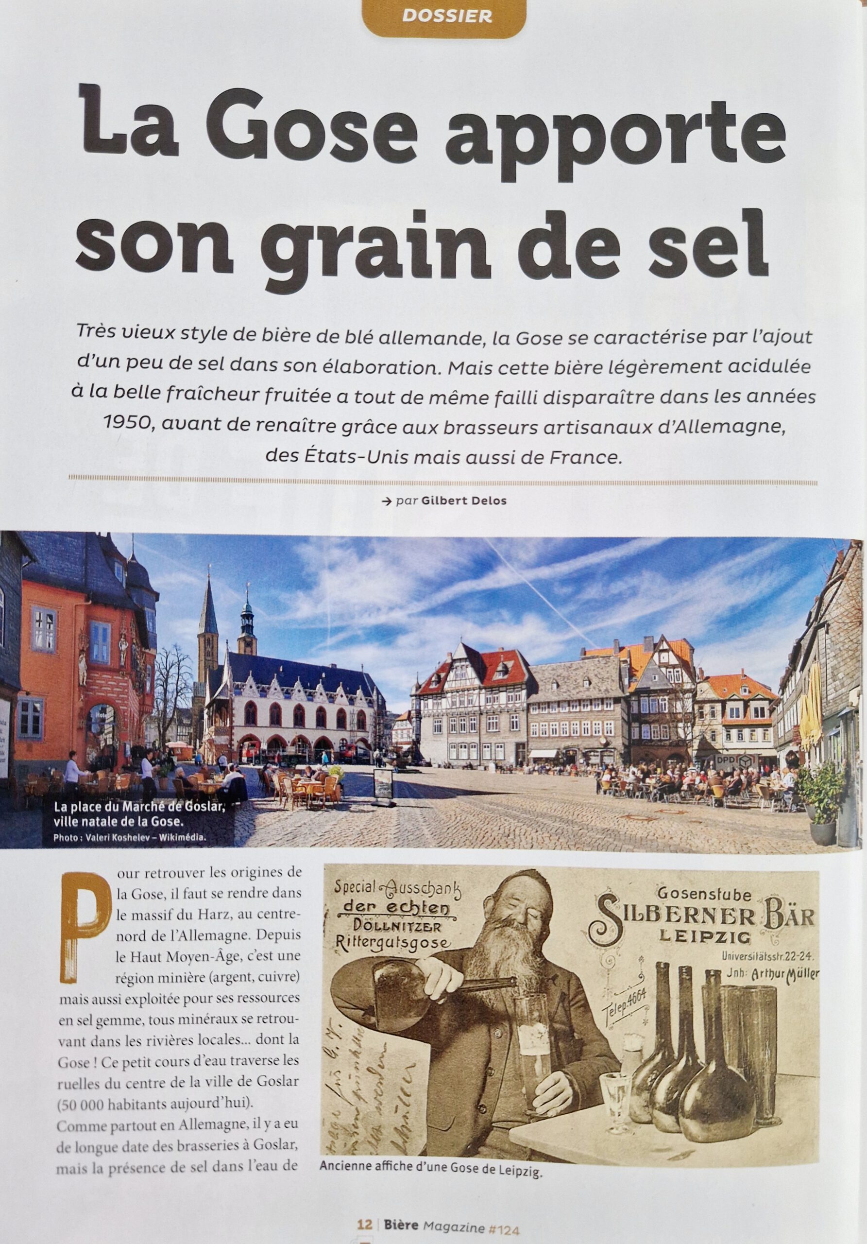 Porträt der Gose im französischen Bière Magazine