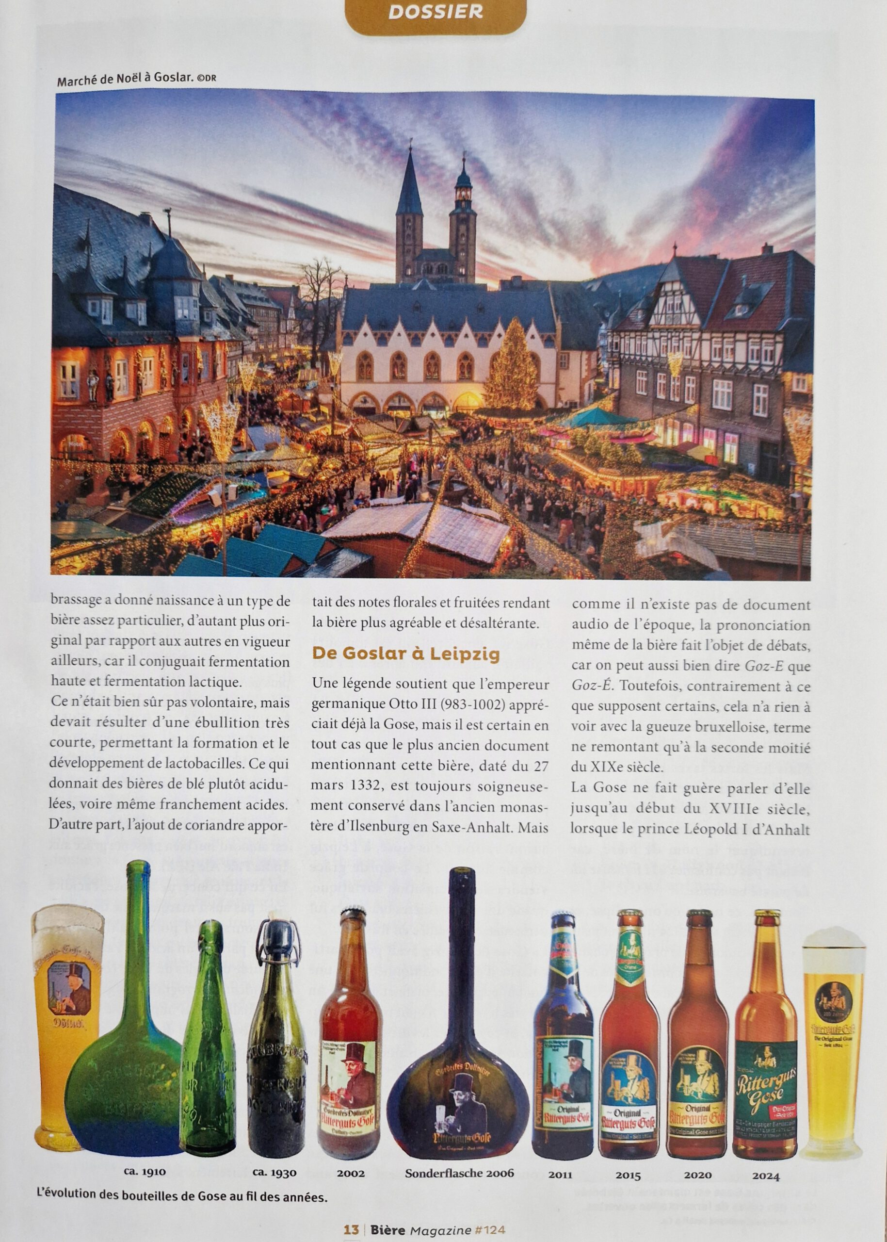 Porträt der Gose im französischen Bière Magazine